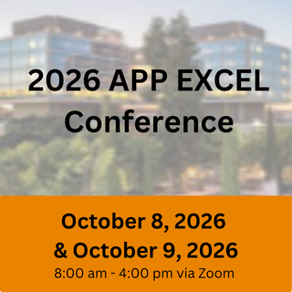2026 Advanced Practice Provider Excellence through Collaborative Education and Learning (APP EXCEL) Conference Banner